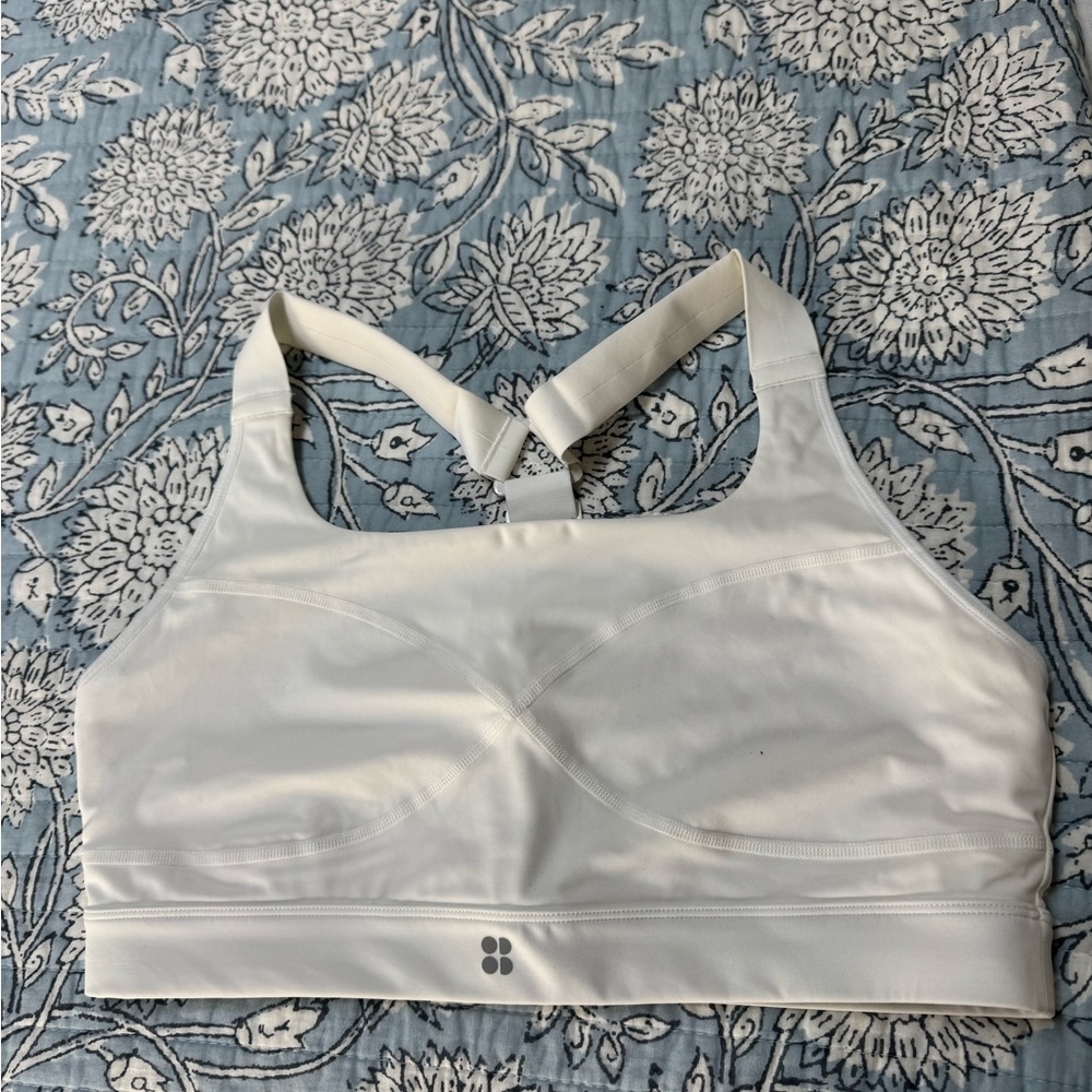 White Sports Bra